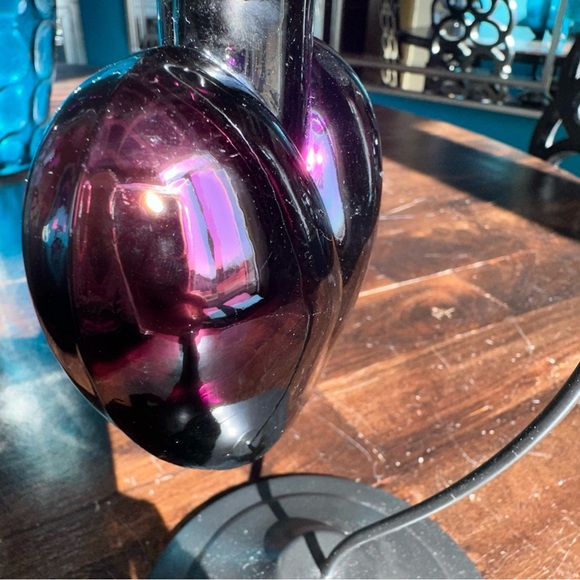 German Kugel Hand-blown Art Glass Red/Burgandy Heart Vintage ornament crackle - Picture 11 of 16